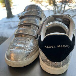 Isabel Marant Metallic Classic Silver Sneaker